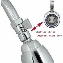 Copper Shut-off Valve - For Shower Head, To Adjust The Water Temperature Easily And Infrequently -Bathroom Faucet Store 90436363 4
