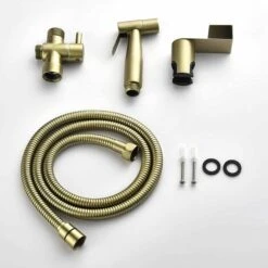 Toilet Shower Kit, Shower Head For Bathroom Cleaning(gold)