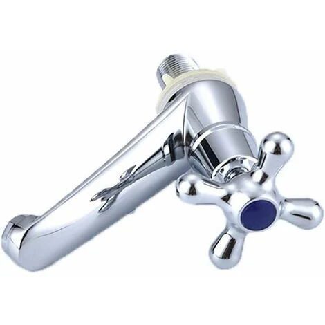 Single Cold Water Faucet Water Faucet, Single Cold Faucet Chrome Basin Water Tap, For Home Bathroom Toilet Sink Basin Kitchen,With Filter 7 Single Cold Water Faucet Water Faucet, Single Cold Faucet Chrome Basin Water Tap, For Home Bathroom Toilet Sink Basin Kitchen,With Filter - Image 5