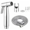 Handheld Bidet Sprayer, Brushed Nickel Stainless Steel Sprayer Set, Bathroom Diaper Cleaner, Portable Stainless Steel Shower Nozzle -Bathroom Faucet Store 91165351 1