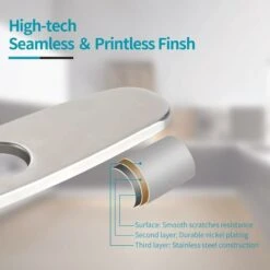 Kitchen Faucet Trim Plate Bathroom Sink Bathroom Sink Cover Laundry Hole Base Plate -Bathroom Faucet Store 91890080 5