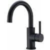 Bathroom Faucet, 360° Swivel Basin Faucet, High Spout Basin Mixer Tap, Faucet For Bathroom Or Small Kitchen, Matte Black 2 Bathroom Faucet, 360° Swivel Basin Faucet, High Spout Basin Mixer Tap, Faucet For Bathroom Or Small Kitchen, Matte Black -Bathroom Faucet Store 92346593 1