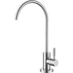 Drinking Water Kitchen Faucet - Stainless Steel Lead Free Purifier Faucet, Faucet With 4 Adapters, For Reverse Osmosis RO Filter, Iltration System (Brushed Nickel)