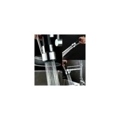 Kitchen Faucet Sprayer Brass Kitchen Sink Sprayer Retractable Single Handle Sprayer Replacement For Pull Out Sprayer Faucet, Chrome, G1/2, 11 Kitchen Faucet Sprayer Brass Kitchen Sink Sprayer Retractable Single Handle Sprayer Replacement For Pull Out Sprayer Faucet, Chrome, G1/2, -Bathroom Faucet Store 93408079 5