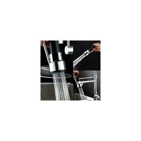 Kitchen Faucet Sprayer Brass Kitchen Sink Sprayer Retractable Single Handle Sprayer Replacement For Pull Out Sprayer Faucet, Chrome, G1/2, 7 Kitchen Faucet Sprayer Brass Kitchen Sink Sprayer Retractable Single Handle Sprayer Replacement For Pull Out Sprayer Faucet, Chrome, G1/2, - Image 5