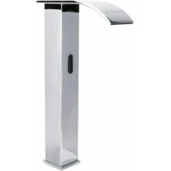 G1/2 Auto Sensor Touchless Bathroom Sink Faucet, Kitchen Bathroom Waterfall Infrared Sensor Faucet