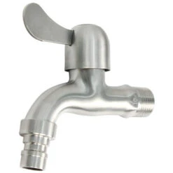 Stainless Steel Laundry Bathroom Washing Machine Faucet Mop Pond Bibcock Wall Mounted Single Cold Water Faucet -Bathroom Faucet Store 93498802 2