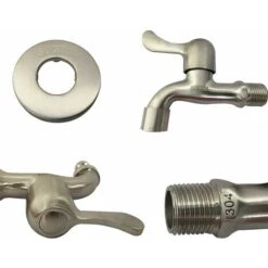 Stainless Steel Laundry Bathroom Washing Machine Faucet Mop Pond Bibcock Wall Mounted Single Cold Water Faucet -Bathroom Faucet Store 93498802 3