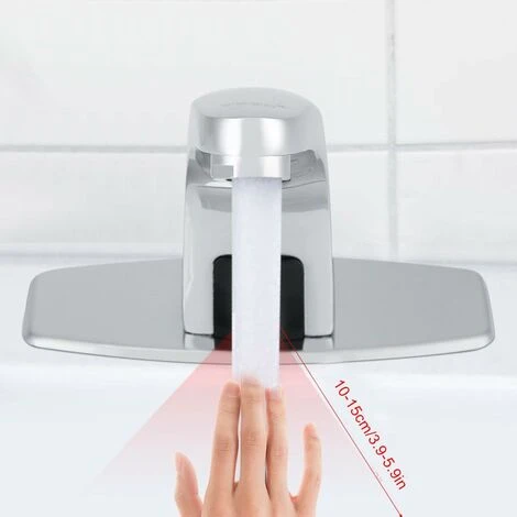 Automatic Infrared Sensor Faucet, Zinc Alloy Touchless Smart Sink Faucet Kitchen Bathroom Water Faucet 5 Automatic Infrared Sensor Faucet, Zinc Alloy Touchless Smart Sink Faucet Kitchen Bathroom Water Faucet - Image 3
