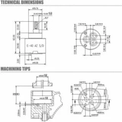 Auralum Ceramic Cartridge For Single-handed Fittings, 40mm -Bathroom Faucet Store 94390091 2