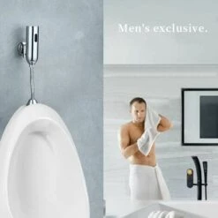 Automatic Urinal Flush Valve With Automatic Sensor To Avoid Toilet Leaks And Annoying Noise -Bathroom Faucet Store 95064259 5