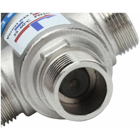 Thermostatic Mixing Valve Temperature Control Device With Automatic Shut-off Large Flow Mixer (G3/4 Inch) 4 Thermostatic Mixing Valve Temperature Control Device With Automatic Shut-off Large Flow Mixer (G3/4 Inch) - Image 2