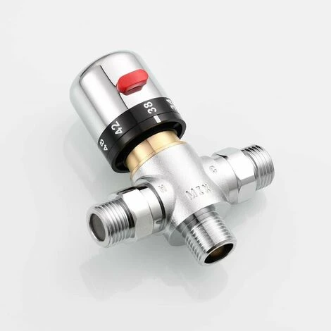 1/2 Inch 3-way Thermostatic Valve Valve Thermostat Brass Shower Thermostat Shower Thermostat For Hand Shower, Shower Faucet 7 1/2 Inch 3-way Thermostatic Valve Valve Thermostat Brass Shower Thermostat Shower Thermostat For Hand Shower, Shower Faucet - Image 5