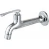 Robinet En Laiton Chromé Détergent à Lessive Salle De Bains Robinet De Machine à Laver Mural Jardin Extérieur Robinet Simple Robinet Froid -Bathroom Faucet Store 95076870 1