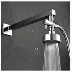 Way Diverter Valve G 1/2 Solid Brass Shower Head Diverter Valve/Shower Adapter/Reverser Valve, Brushed Nickel DSF007NA, Chrome, DSF007, DSF007, -Bathroom Faucet Store 95352107 2