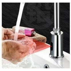 Smart Touchless Automatic Infrared Basin Induction Faucet -Bathroom Faucet Store 95709929 5