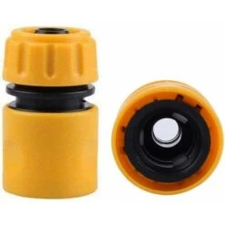 Pack Of 10 Quick Couplings - 1/2 "- For Hose - To Connect Garden Devices - 10 Pieces -Bathroom Faucet Store 96002349 2