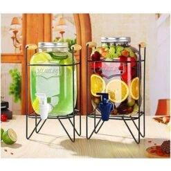 Replacement Cooler Faucet Water Bottle Carafe Reusable Spout, Free Dispenser Faucet Set, Gravity Water Tap 10 Replacement Cooler Faucet Water Bottle Carafe Reusable Spout, Free Dispenser Faucet Set, Gravity Water Tap -Bathroom Faucet Store 96085354 4