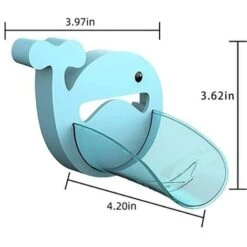 Rallonge De Robinet – Utilisation Facile Pour Le Lavage Des Mains Pour Les Enfants, Les Tout-petits, Les Bébés Et Les Enfants, Couvercle Universel De Bec De Bain à Motif Baleine (violet) -Bathroom Faucet Store 97008465 4