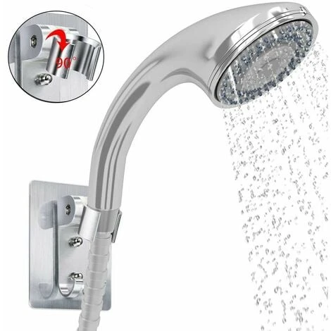 Shower Bracket, No Need To Drill Holes To Install Strong Glue With Screw Mounting Holes, The Bracket Can Be Adjusted 90 Degrees, Strong Adhesion, Waterproof 6 Shower Bracket, No Need To Drill Holes To Install Strong Glue With Screw Mounting Holes, The Bracket Can Be Adjusted 90 Degrees, Strong Adhesion, Waterproof - Image 4