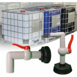 1000L Plastic IBC Faucet Fitting, 60mm Coarse Thread Drain Tank Adapter For Garden Faucet Tub Adapter, Export 20/25/32mm（32mm） -Bathroom Faucet Store 97101403 3