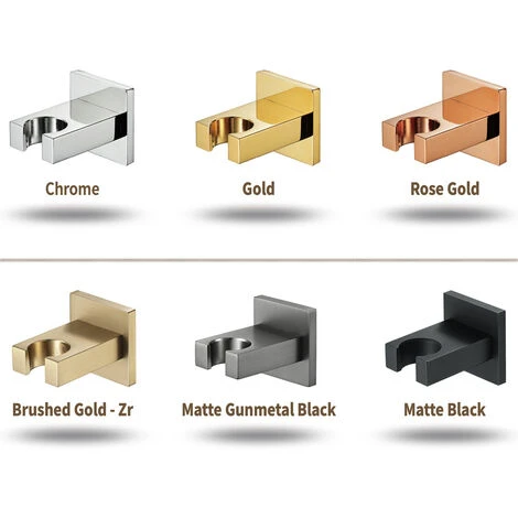 Wall Mounted Shower Holder For Hand Shower, Brass, Suitable For Any Space In The Bathroom,Brushed Gold 7 Wall Mounted Shower Holder For Hand Shower, Brass, Suitable For Any Space In The Bathroom,Brushed Gold - Image 5