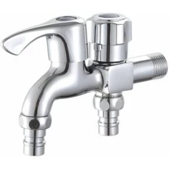 High Quality Brass Dual Use Washing Machine Faucet Bathroom Corner Faucet Garden Faucet Outdoor Mixer Garden Faucet A -Bathroom Faucet Store 97684364 5