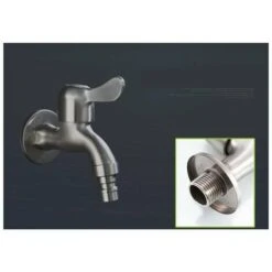 , 4-point Stainless Steel Interface ,304 Thickness Single Handle (pool Faucet) 9 , 4-point Stainless Steel Interface ,304 Thickness Single Handle (pool Faucet) -Bathroom Faucet Store 97686622 3