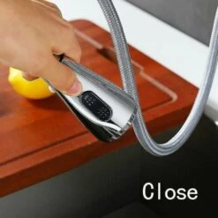 Shower Faucet With Stop Button 2 Types Pull Out Spray Kitchen Sink Pro Head For Toilet Mixer T -Bathroom Faucet Store 97689083 5