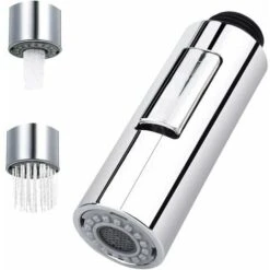 Pull Out Sprayer Faucet 2 Modes Kitchen Sprayer Faucet Pull Out Kitchen Sprayer Replacement Plastic Shower Head Shower Head For Bathroom Kitchen