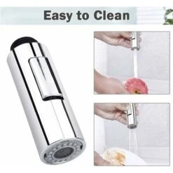 Pull Out Sprayer Faucet 2 Modes Kitchen Sprayer Faucet Pull Out Kitchen Sprayer Replacement Plastic Shower Head Shower Head For Bathroom Kitchen -Bathroom Faucet Store 97810986 4
