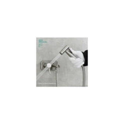 Toilet Sprayer Set Bidet Sprayer Set Bidet Shower Sprayer Set Brass Mixer Tap Wall Mounted Shower Mixer Silver -Bathroom Faucet Store 97835314 4