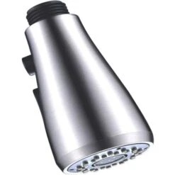 Kitchen Tap Spray Head, 3 Modes Taps Aerator With Control Button Anti-Splash Universal G 1/2 Pull Out Sink Tap Sprayer Attachment Water Saving,Electroplated Silver -Bathroom Faucet Store 97905157 4