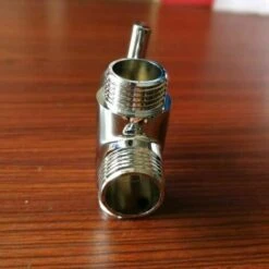 Diverter Valve, Male G1/2 Brass Faucet T Adapter Chrome Bathroom Shower Faucet Accessories Water Diverter 3 Way Male Fill Valve -Bathroom Faucet Store 97928135 4