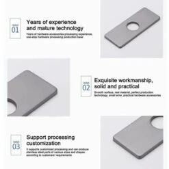 Kitchen Sink Hole Plate For Bathroom Faucet Basin Faucet Escutcheon In Brushed Nickel 11 Kitchen Sink Hole Plate For Bathroom Faucet Basin Faucet Escutcheon In Brushed Nickel -Bathroom Faucet Store 97929731 5