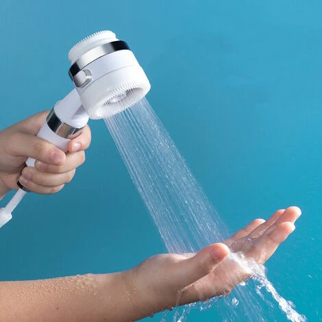 Bathroom Sink Shower Head Set, Bathroom Hand Shower, Telescopic Hose, Perfect For Washing Hair Or Cleaning The Sink(white Suit) 6 Bathroom Sink Shower Head Set, Bathroom Hand Shower, Telescopic Hose, Perfect For Washing Hair Or Cleaning The Sink(white Suit) - Image 4