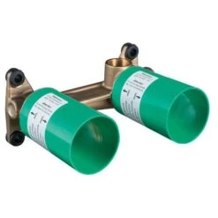 Hansgrohe Vernis Shape Set Concealed Washbasin Mixer, Black Matt, 2 Exits, 207 Mm Spout + Concealed Body (71578670-SET) -Bathroom Faucet Store 98279095 3