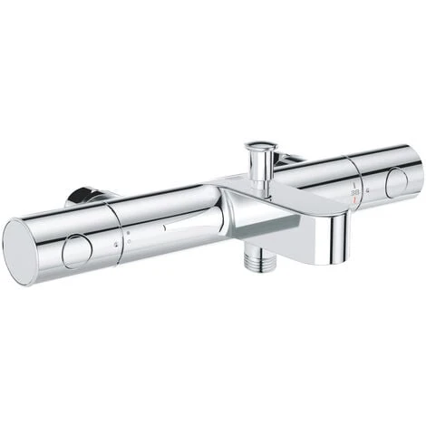 Grohe Bath/shower Set Grohtherm 800 Thermostatic Mixer + 1 Jet Shower Stick, Chrome (34770000-CUBESTICK) 4 Grohe Bath/shower Set Grohtherm 800 Thermostatic Mixer + 1 Jet Shower Stick, Chrome (34770000-CUBESTICK) - Image 2