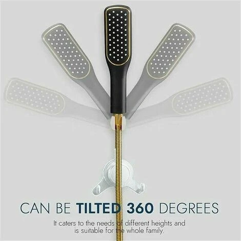 Adjustable Suction Cup Shower Head Holder With Hook, Detachable Wall Mounted Shower Head Holder, Waterproof Shower Head Holder, No Drilling 5 Adjustable Suction Cup Shower Head Holder With Hook, Detachable Wall Mounted Shower Head Holder, Waterproof Shower Head Holder, No Drilling - Image 3