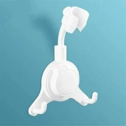 Adjustable Suction Cup Shower Head Holder With Hook, Detachable Wall Mounted Shower Head Holder, Waterproof Shower Head Holder, No Drilling 11 Adjustable Suction Cup Shower Head Holder With Hook, Detachable Wall Mounted Shower Head Holder, Waterproof Shower Head Holder, No Drilling -Bathroom Faucet Store 98629670 5