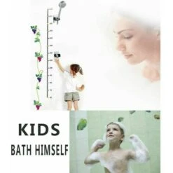 2 Pack No Drilling Hand Held Shower Holder Adjustable Angle Super Waterproof Shower Head Base -Bathroom Faucet Store 98630285 4